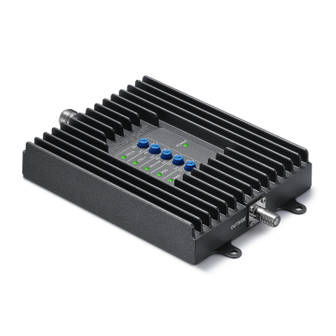 SureCall Fusion4Home 5 Band OP Booster only (side view)