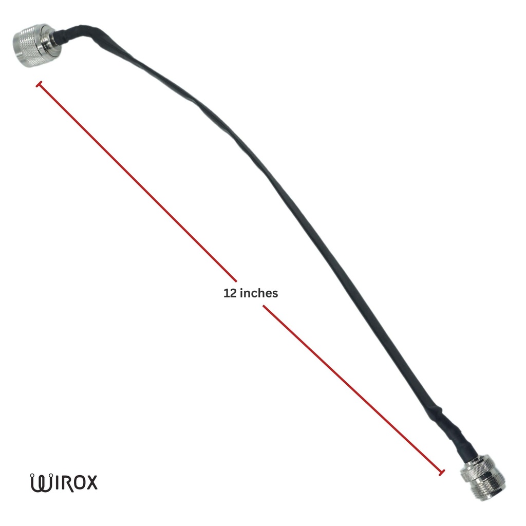 Low Loss Flat Coaxial Window Cable (N Male/N Female)