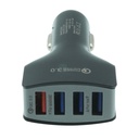 Wirox 4-Port USB Car Charger - Cig. Plug