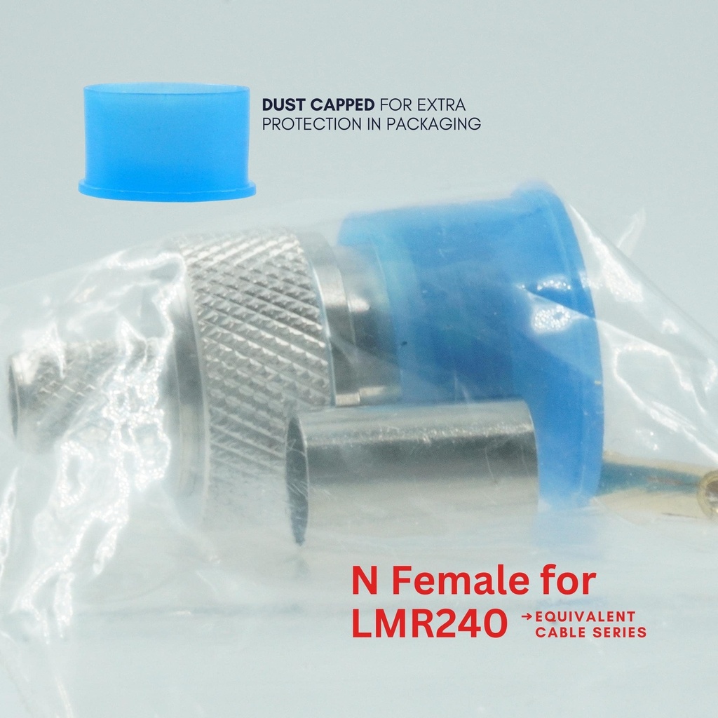 N Female Connector - LMR 240