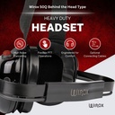 Wirox Behind The Head Dual Muff Headset