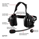 Wirox Behind The Head Dual Muff Headset