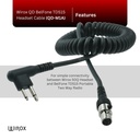 Wirox QD BelFone TD515 Headset Cable