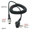 Wirox QD Hytera BD5 Series Headset Cable