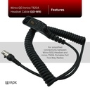 Wirox QD Inrico T522A Headset Cable