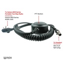 Wirox QD Hytera BD5 Series Headset Cable With PTT