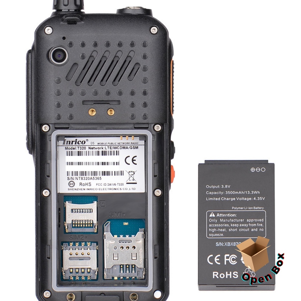 Inrico T320 4G/LTE PoC Radio (Open Box)