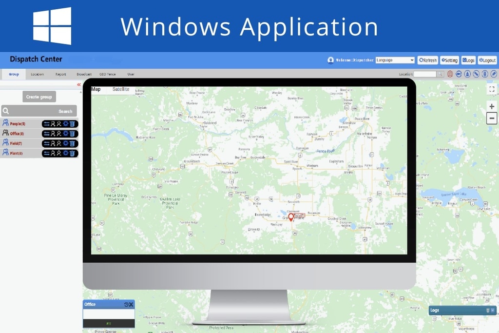 Inrico Dispatch Application for Windows Computers