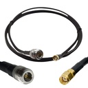 Wirox 2m/6.5ft (N Female/RP SMA Male) LMR240 Equivalent Low Loss Coaxial Cable