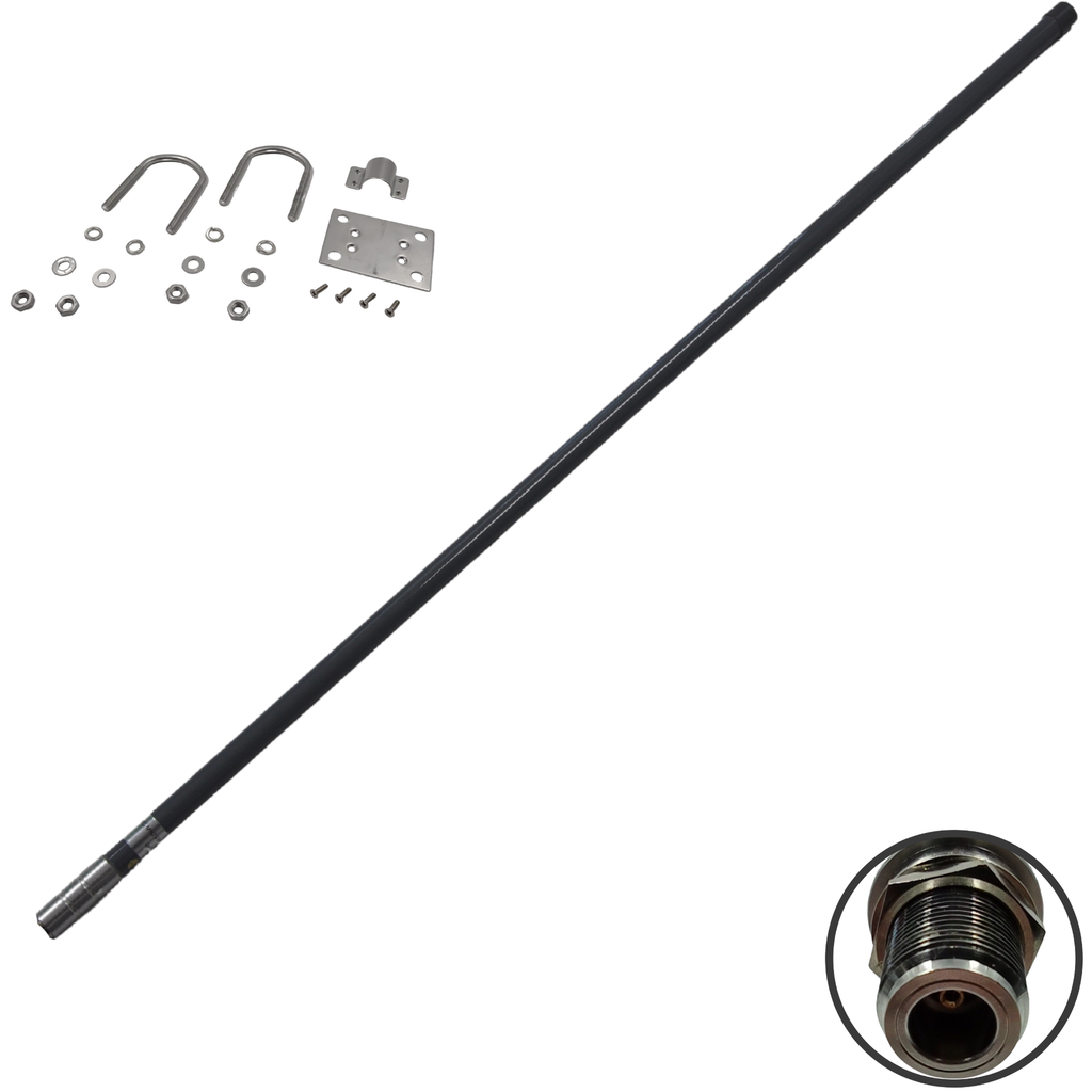8 dBi Helium Hotspot Fiberglass Antenna (N Female Connector)