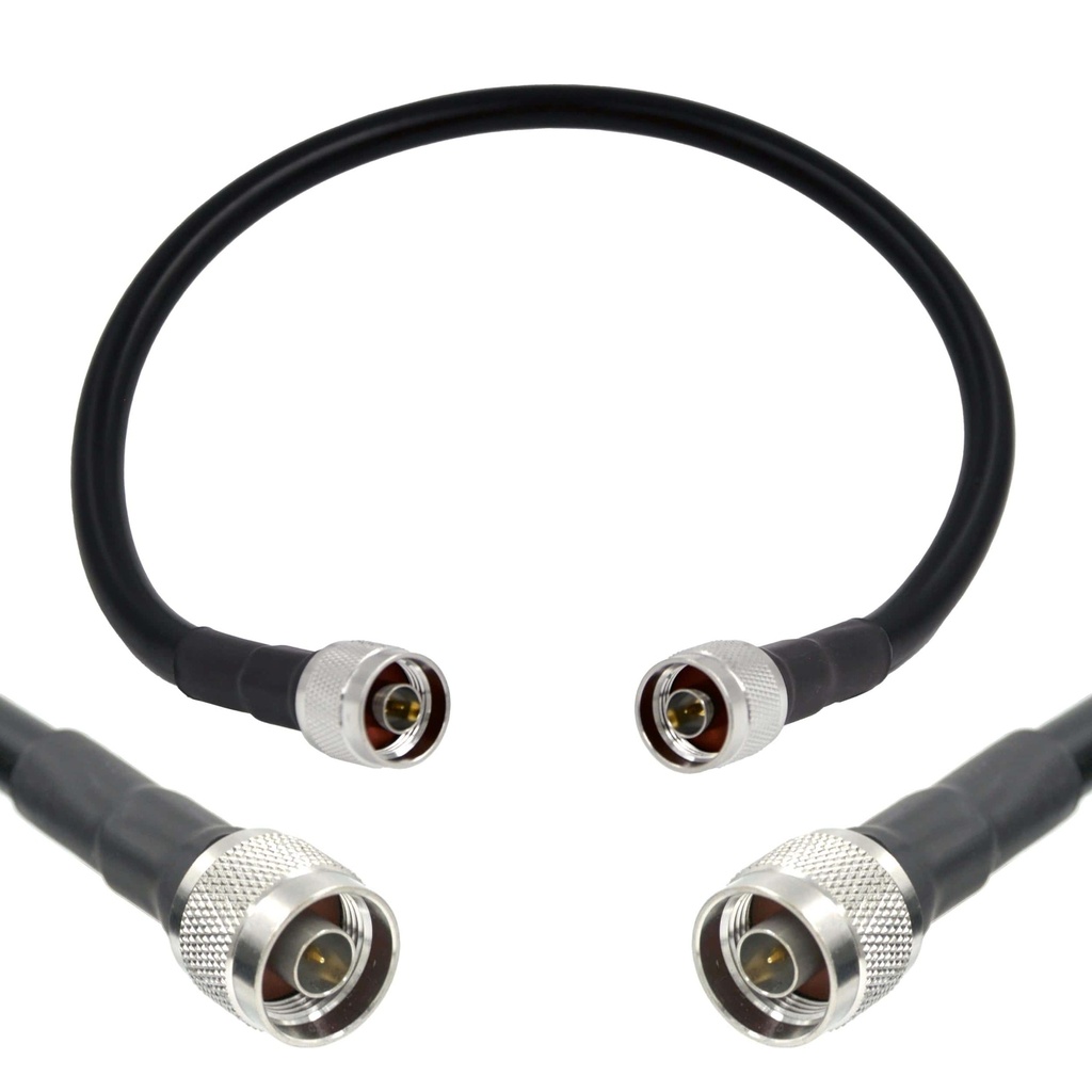0.5m/1.6ft LMR400 Equivalent Low Loss Coaxial Cable (N Male/N Male)