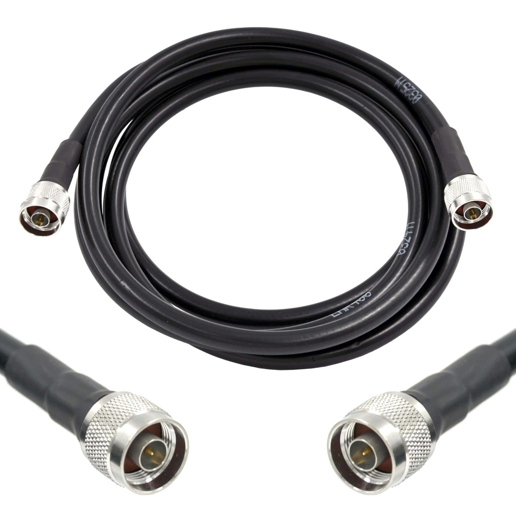 3m/10ft LMR400 Equivalent Low Loss Coaxial Cable (N Male/N Male)