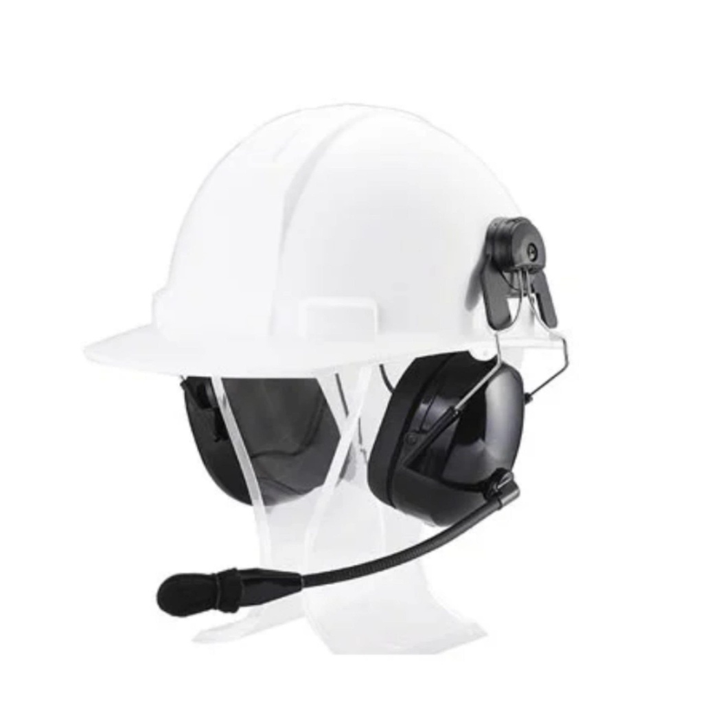 Wirox 3100Q Dual Muff Hardhat Mounted Headset