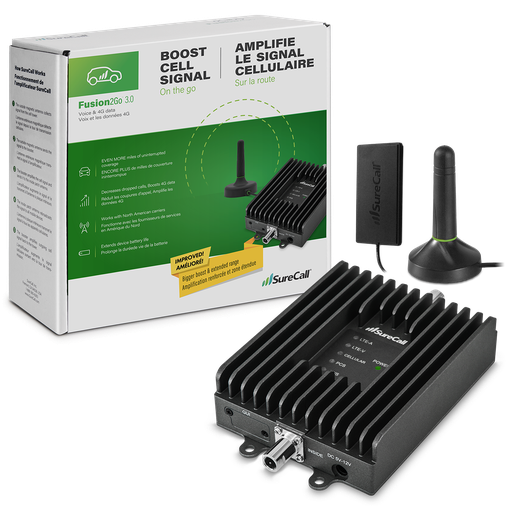 [F2GO3] SureCall Fusion2Go 3.0 5 Band Mobile Wireless Cellular Booster