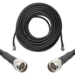 [75FNMNM] 23m/75ft LMR400 Equivalent Low Loss Coaxial Cable (N Male/N Male)