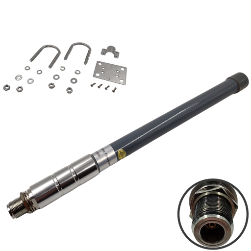 [HT3LWNF] Heliumtech 3 dBi LoRaWAN Helium 900 MHz Fiberglass Antenna (N Female)