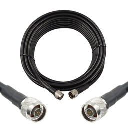 [20FNMNM] 6m/20ft LMR400 Equivalent Low Loss Coaxial Cable (N Male/N Male)