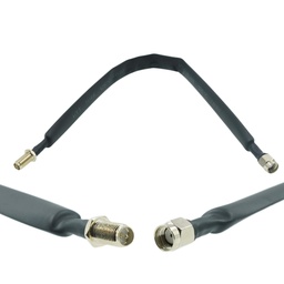 [CWCRPSMA] Low Loss Flat Coaxial Window Cable (RP SMA Male/RP SMA Female)