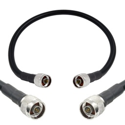 0.5m/1.6ft LMR400 Equivalent Low Loss Coaxial Cable (N Male/N Male)