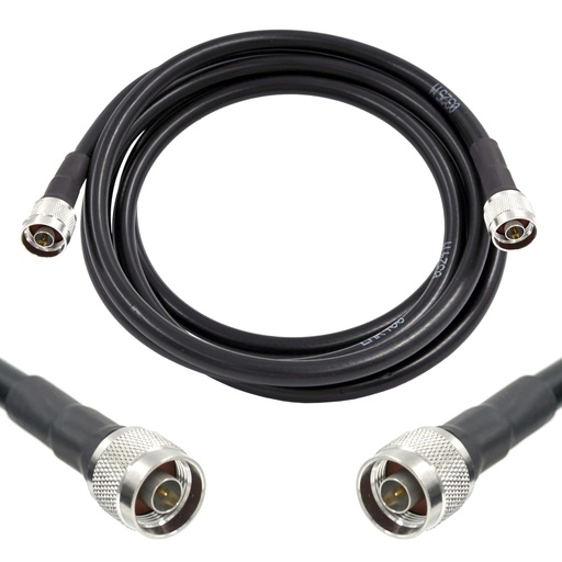 [10FNMNM] 3m/10ft (N Male/N Male) LMR400 Equivalent Low Loss Coaxial Cable
