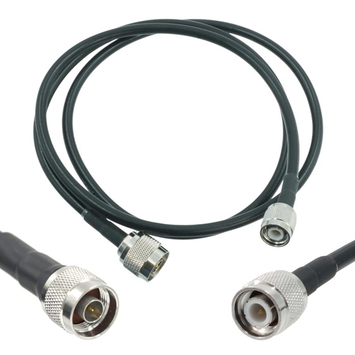 [4TNMTNCM] Wirox 1.2m/4ft (N Male/TNC Male) LMR240 Equivalent Low Loss Coaxial Cable