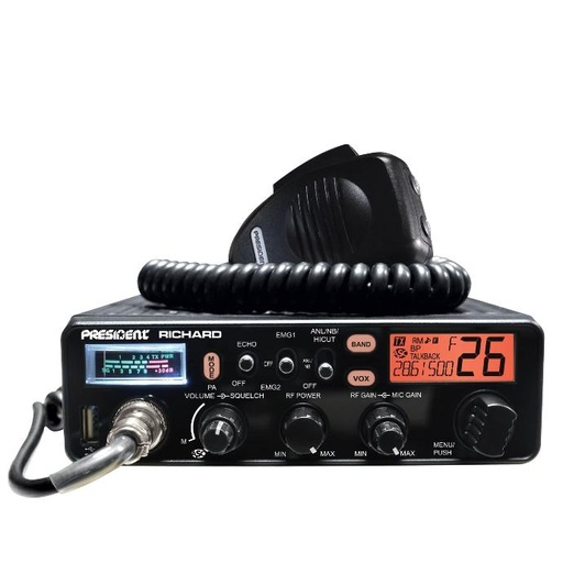 [TXUS034] President Richard AM/FM 10M Radio