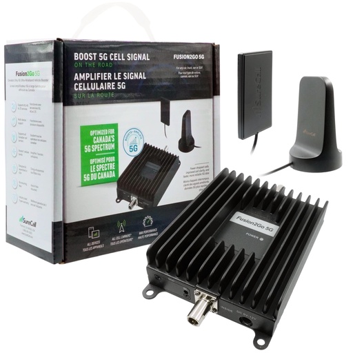 [F2GO5G] SureCall Fusion2Go 5G 7 Band Mobile Wireless Cellular Booster
