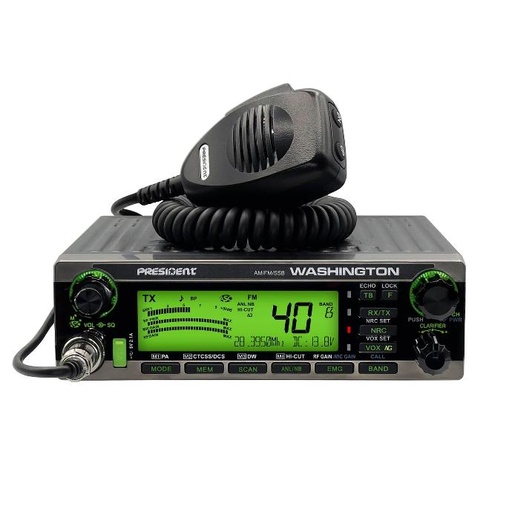 [TXPR901] President Washington 10/12M AM/FM/SSB Radio