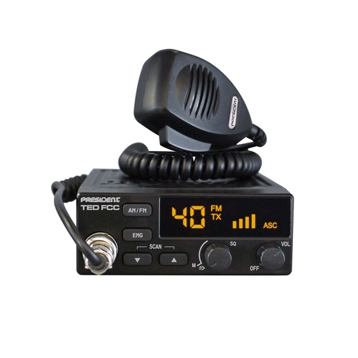[TXUS004] President Ted FCC AM/FM CB Radio
