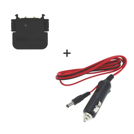 [ACMR416] President RANDY (ONLY) Car Adapter Bundle Kit (cig plug lighter & home charger)